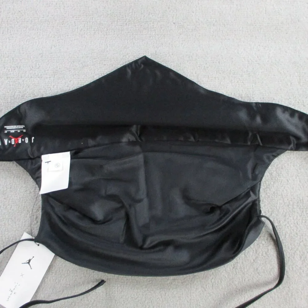 Nike Jordan X Travis Scott Womens Black Tank Size‎ XS Open Back Tie FD9115 NEW - Picture 4 of 8